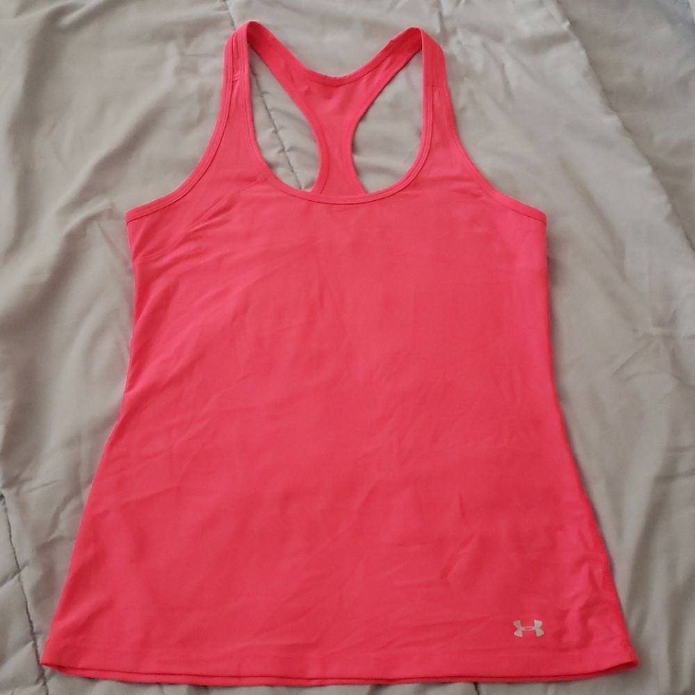 3/$25 Hot Pink Under Armour Racerbank Tank